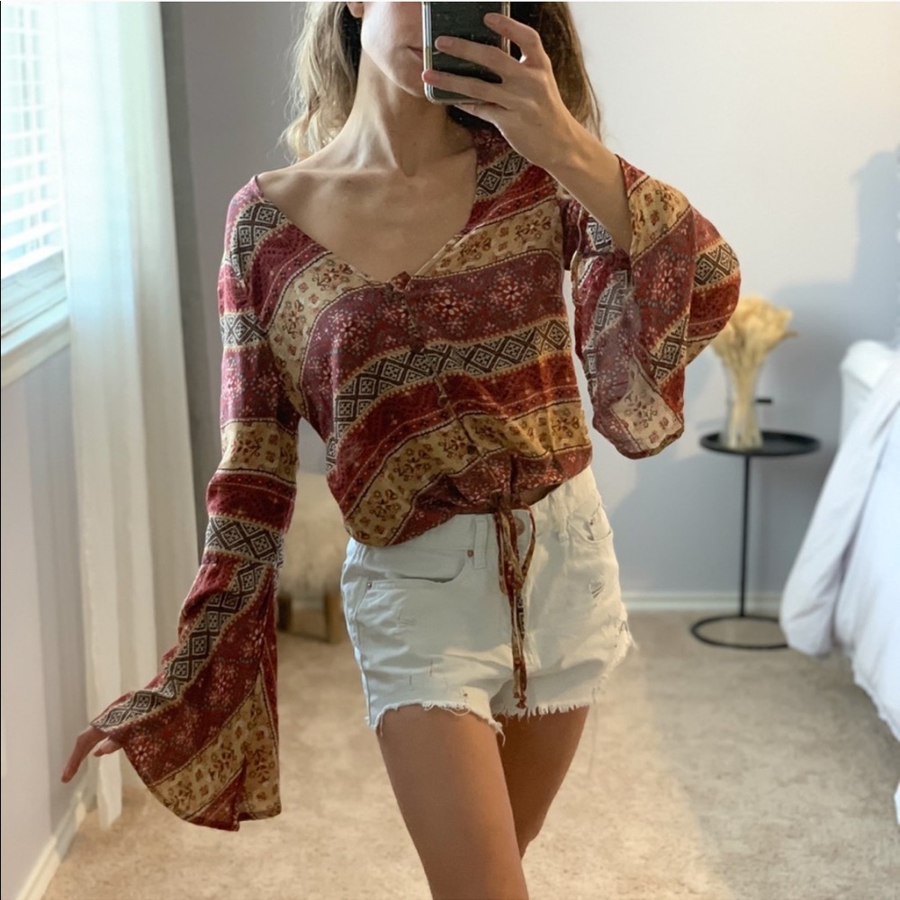 Boho crop top